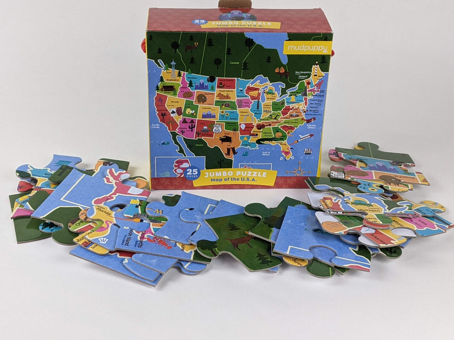 Jumbo Puzzle Map of USA