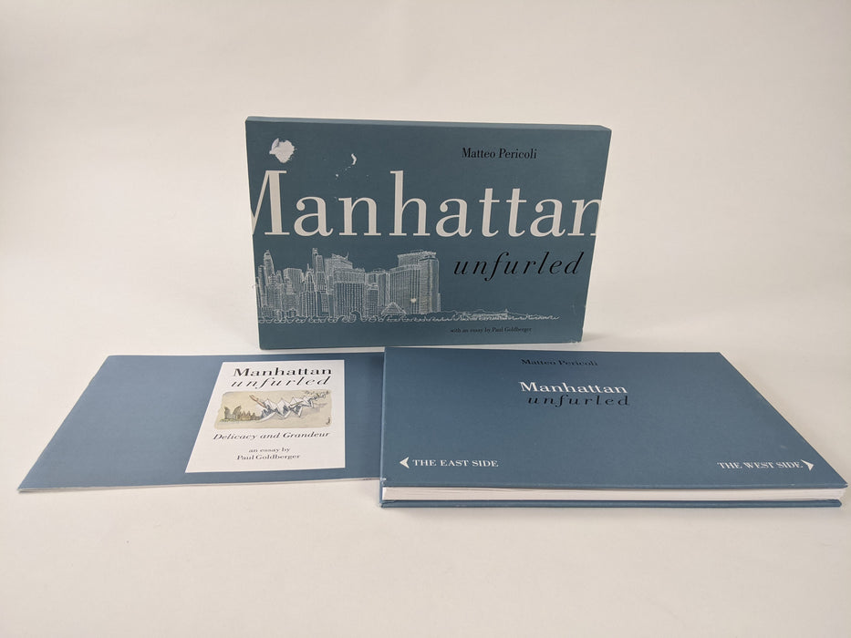 Manhattan Unfurled accordian book w/ an essay by Paul Goldberger