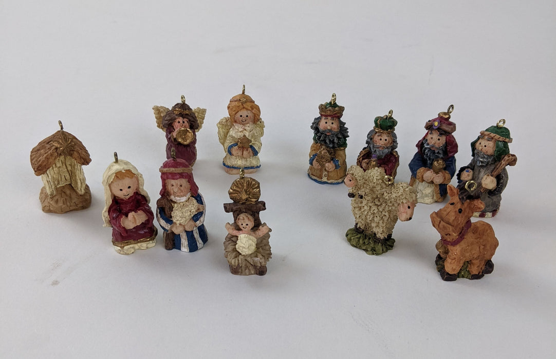 12 pc. Nativity Set Ornaments