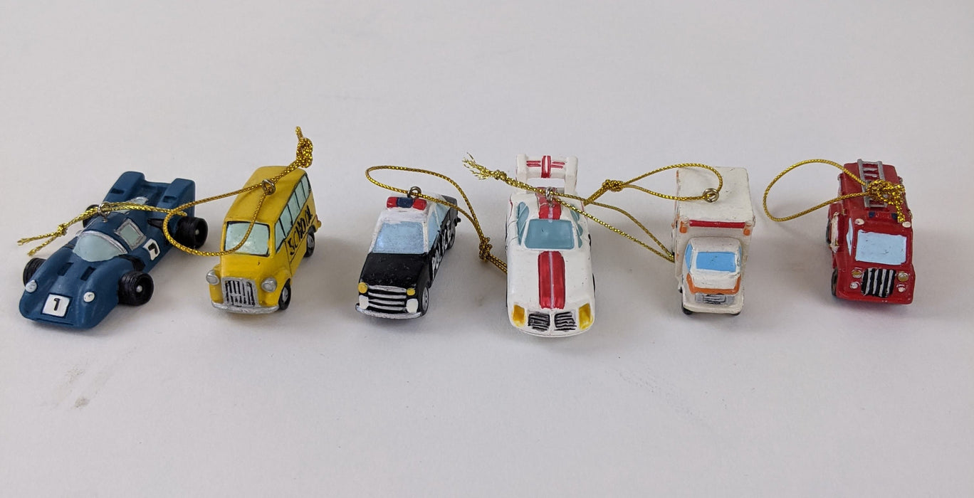 6 pc. Ornament Bundle Car/Truck Theme