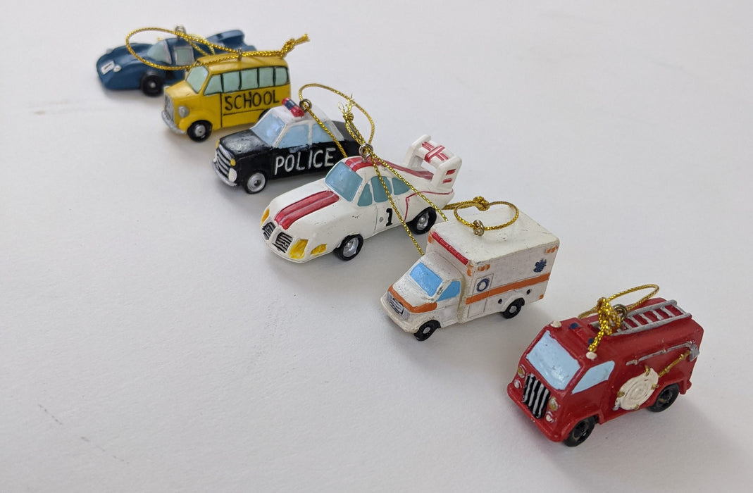 6 pc. Ornament Bundle Car/Truck Theme