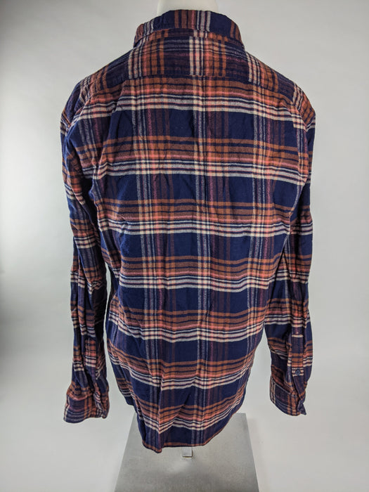 J. Crew Men's Collared Flannel Shirt Size XL