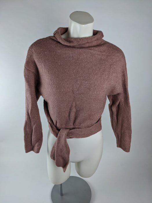Love by Design Women's Sweater with Tie Detail Size M