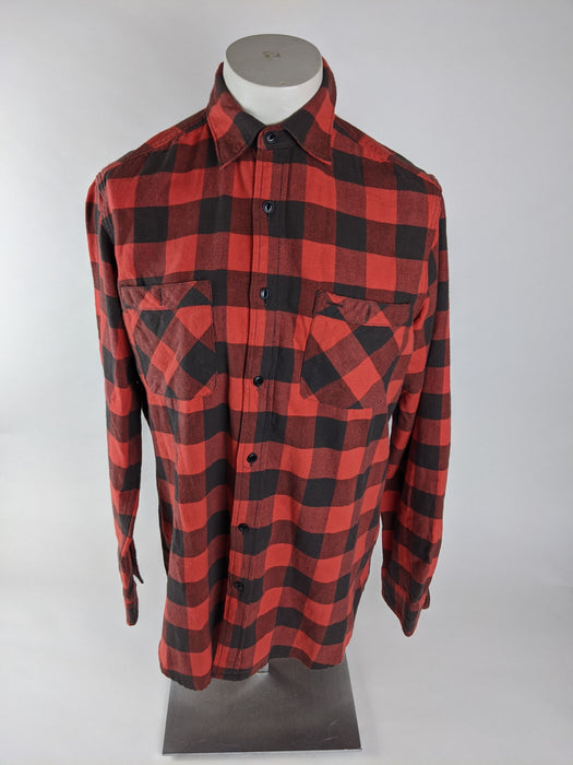 American Living Plaid Collared Shirt Size L