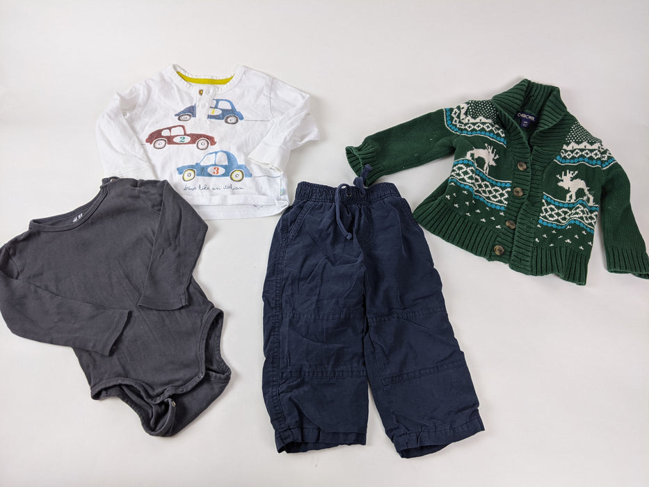 4 pc. Bundle Baby Boys Clothes Size 12-18m