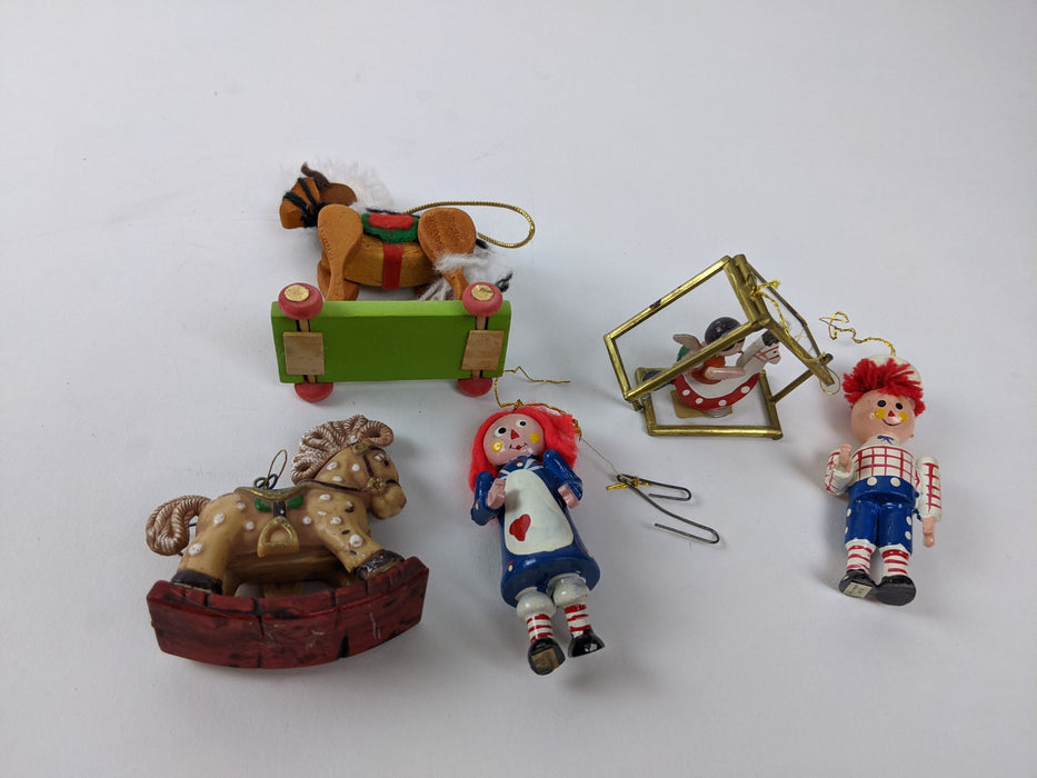 5 pc. Bundle Vintage Ornaments
