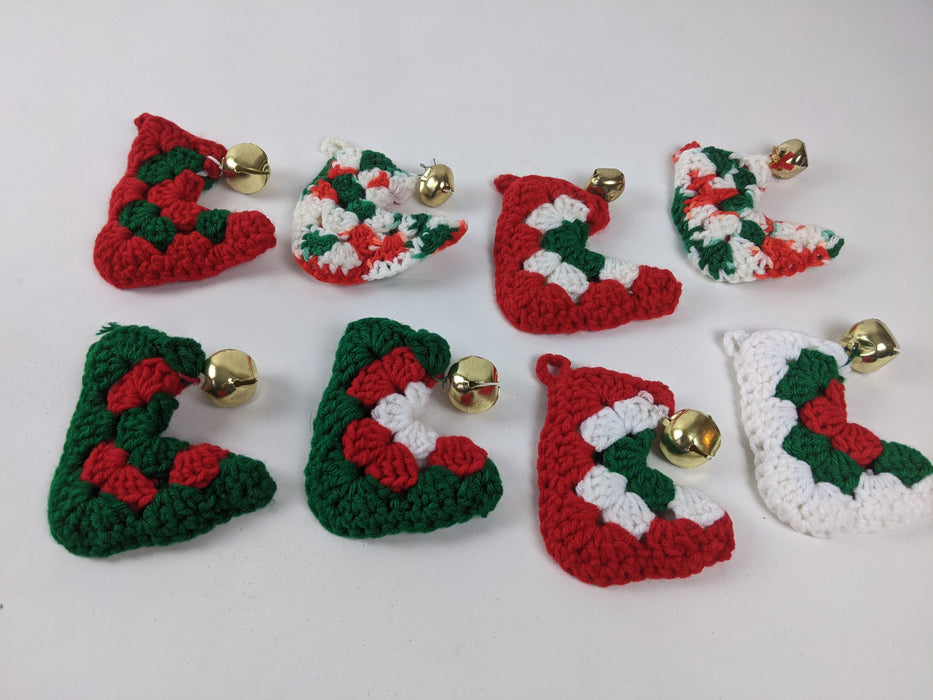 8 pc. Bundle Handmade Stocking Ornaments