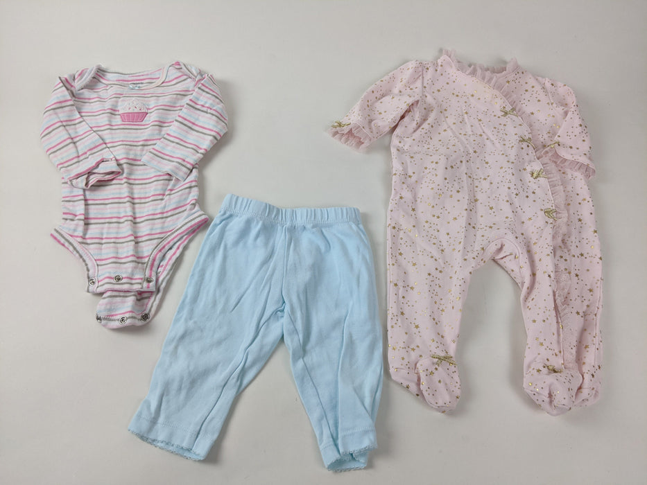 3 pc. Bundle Baby Girls Clothes Size 6m