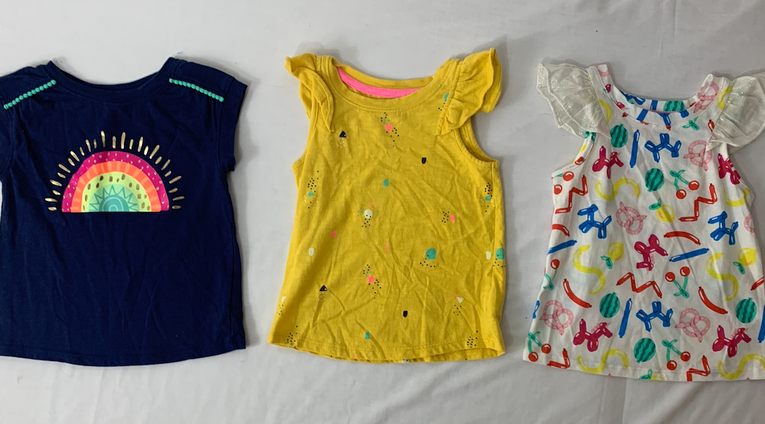 Cat & Jack Girls Shirts Size 2T