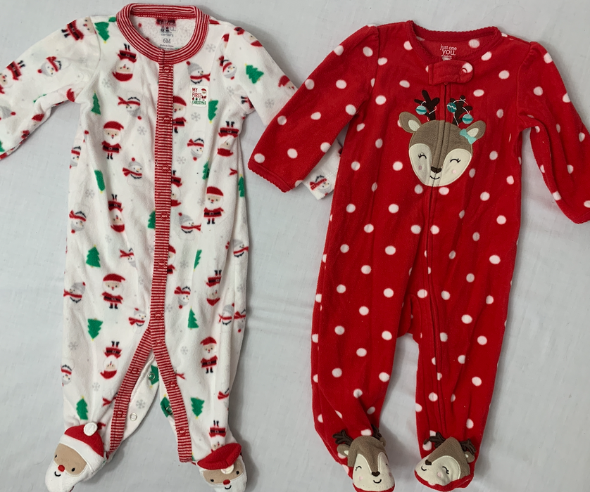 Bundle Carter's Christmas Pajamas Size 6m