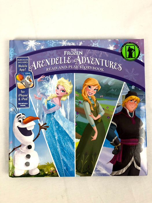 Disney Frozen Book and Elsa Dress Size 3T/4T Bundle