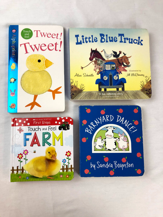 Kids Farm Board Book Bundle (4)