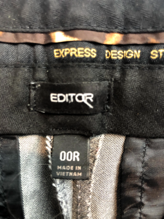 Express Editor Pants Size 00R