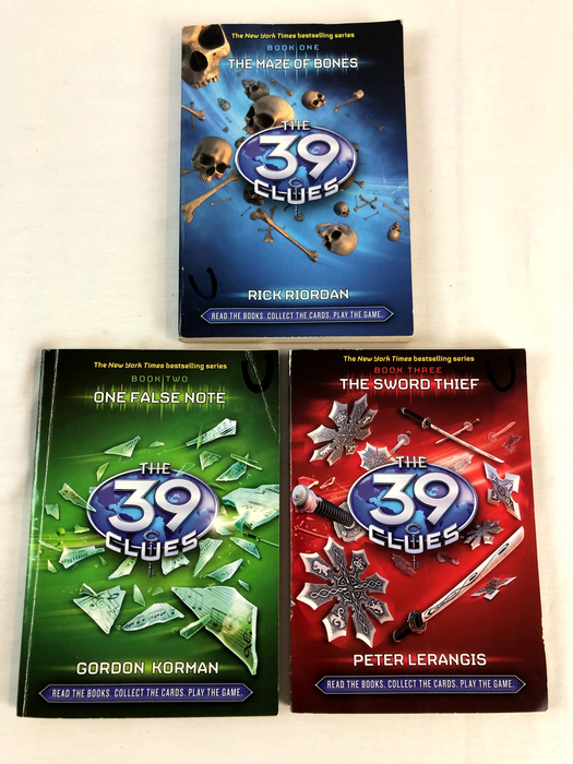 The 39 Clue Books 1, 2, 3 Kids Book Bundle (3)