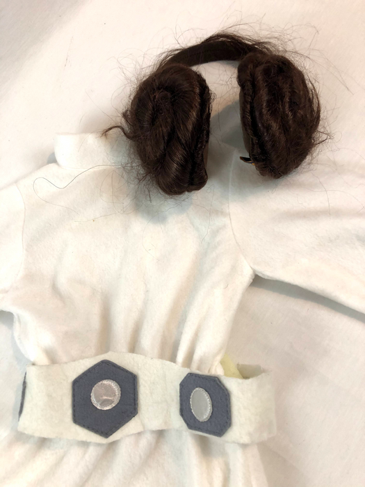 Girls Princess Leia Costume with Hair Piece
