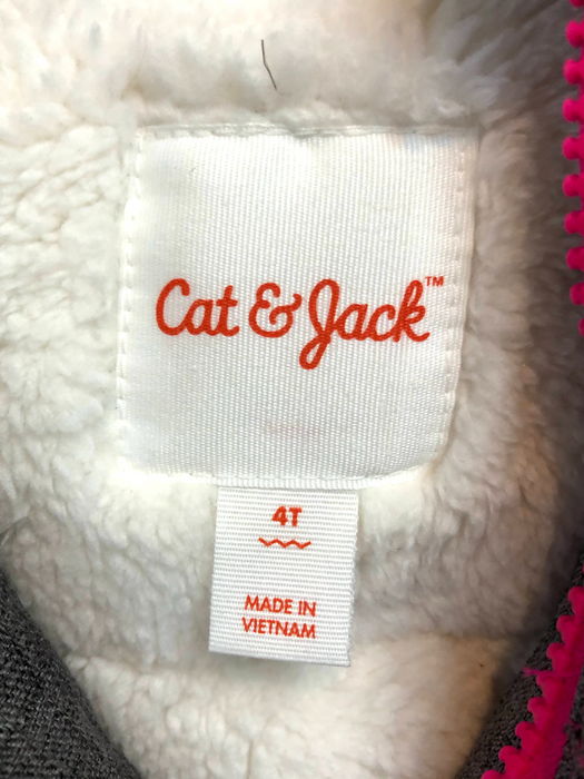 Girls Cat & Jack Coat Size 4T