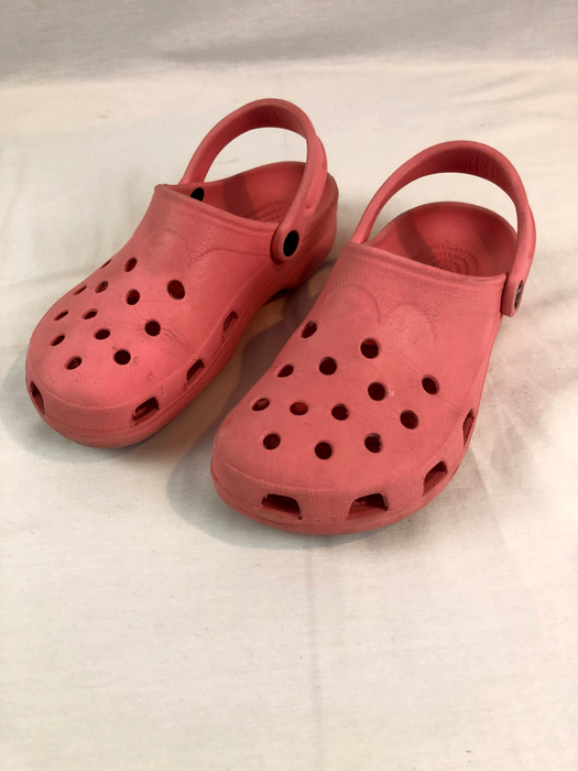 Girls Crocs Pink Sandals Size 8-9