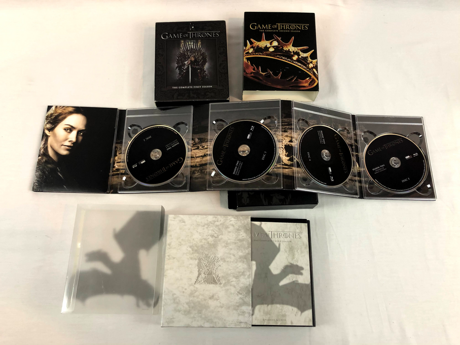 3 Piece Game of Thrones DVD Collection Bundle
