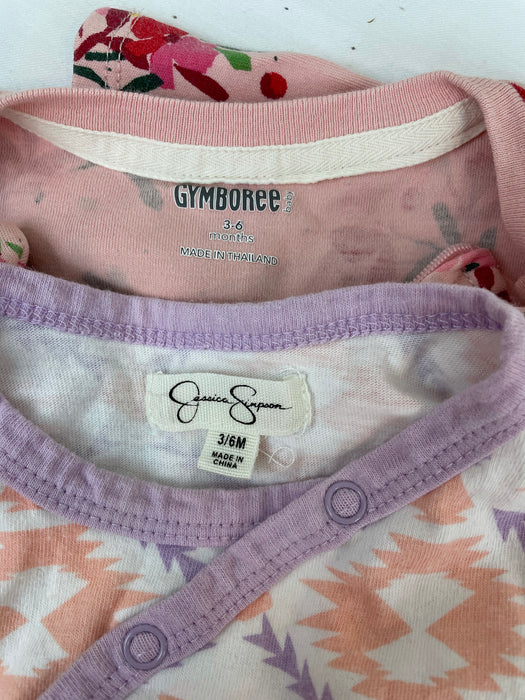 Gymboree baby girl sleeper bundle