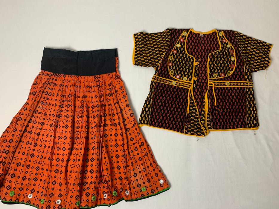 Indian skirt and top size kids 3-5