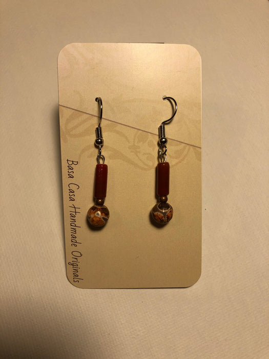 New handmade beaded earrings