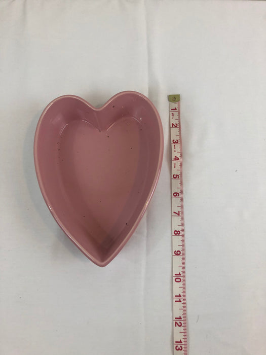 Pink heart ceramic