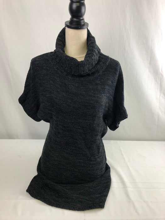 Dark Grey Sweater Dress Ambiance Apparel Size L