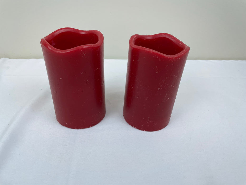 Red candle set