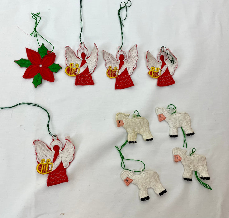 Christmas ornament 9 piece bundle