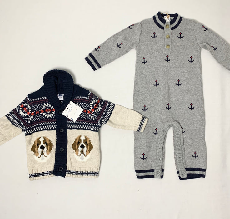 Bundle Janie and Jack baby boy clothes size 3-6mo