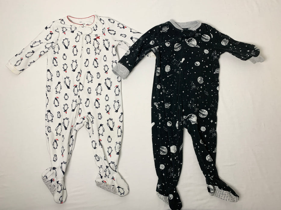 Bundle Carter’s Longsleeve baby pajamas Size 12m