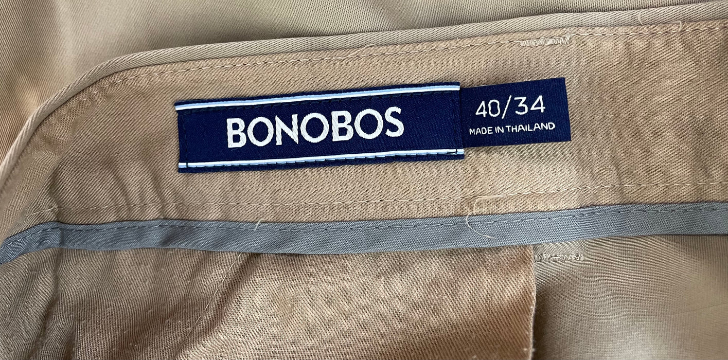 Bonobos men’s dress pants khaki Size 40x34