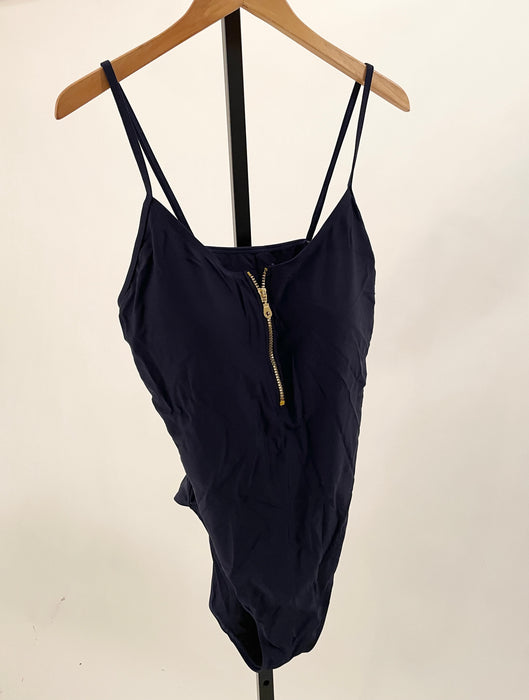 Cover Girl Navy Blue Swimsuit Size_3X