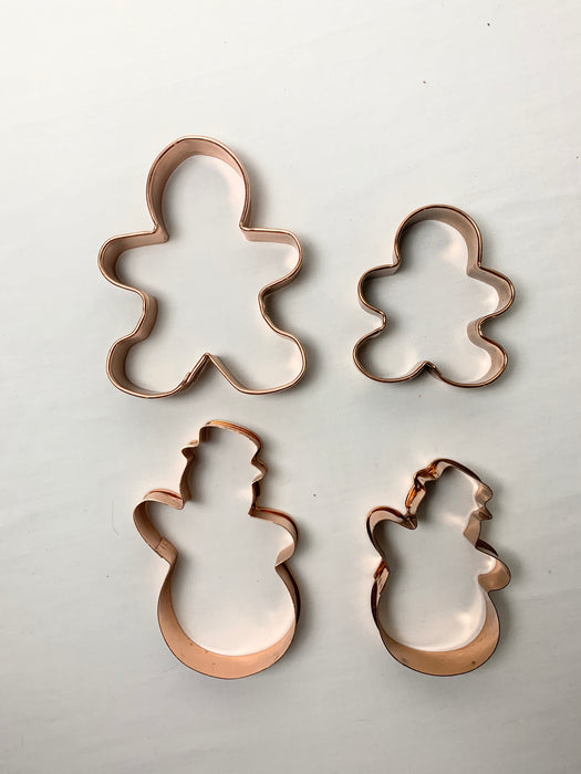 Copper cookie cutters