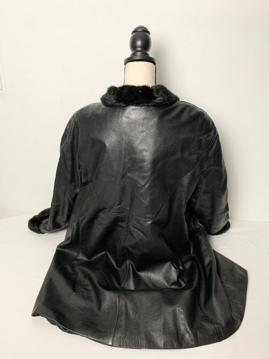 Vintage Marshall Fields Woman’s leather mink coat