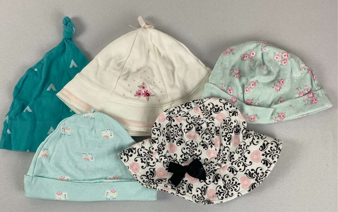 Baby Girl Hat bundle Size 0-9m