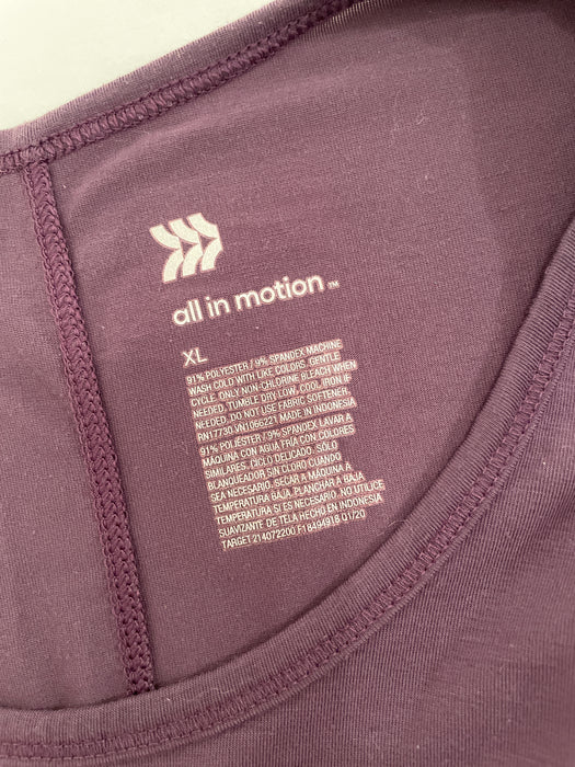 All In Motion Plum Workout Tank Size_XL