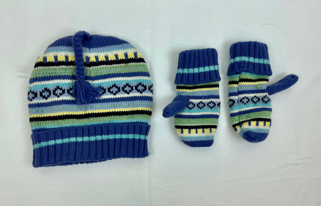 Winter hat and mittens boys bundle