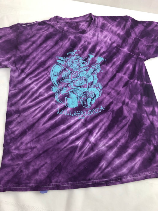 Lollapalooza 2015 tie dye t-shirt