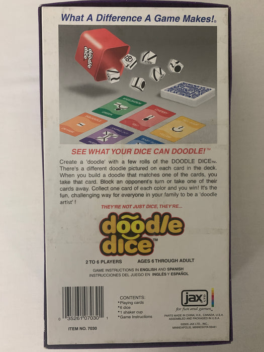 Doodle dice complete set