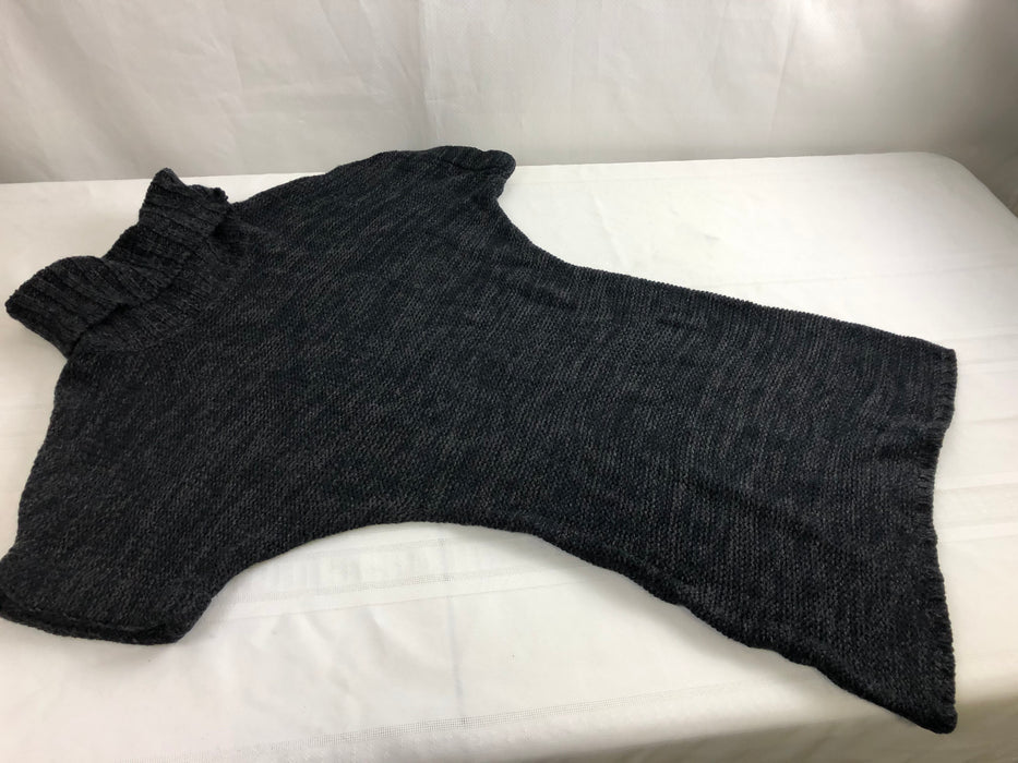 Dark Grey Sweater Dress Ambiance Apparel Size L
