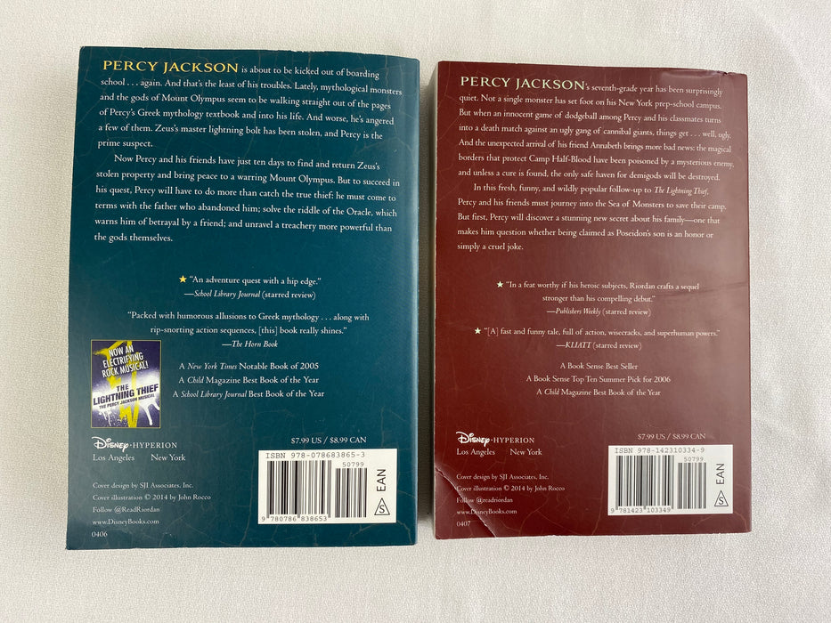 Percy Jackson by Rick Riordan Book Bundle