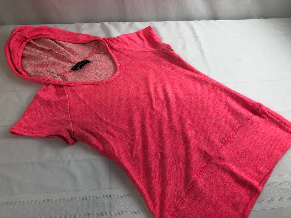 Coral Pink Shortsleeved Sweatshirt Size S