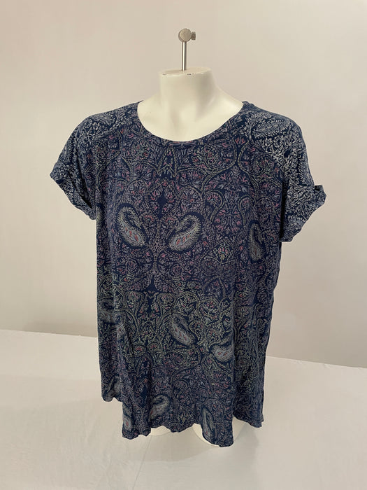 Lucky Brand Paisley Top Size_1X