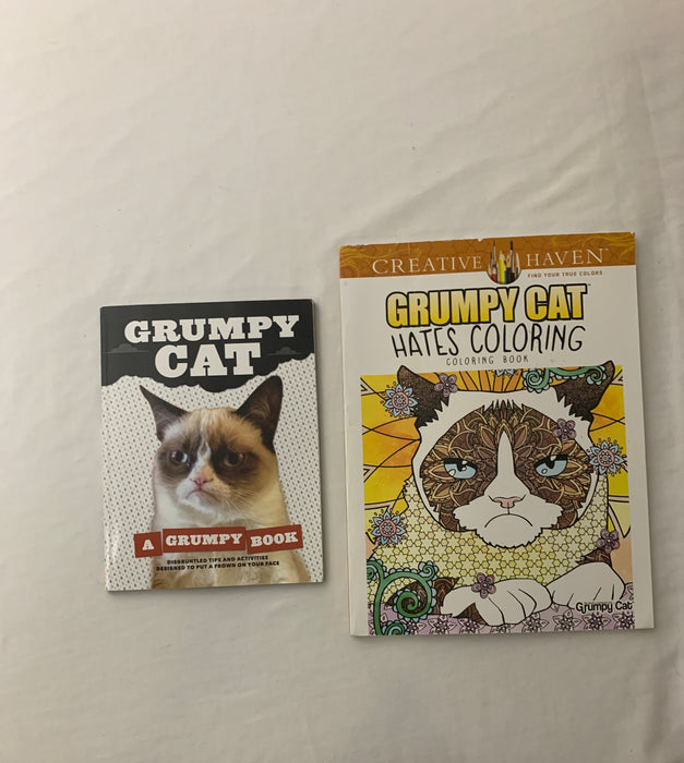 Grumpy cat activity books