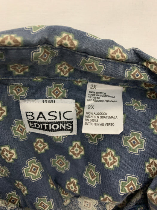 Basic editions Mens shirt size 2x