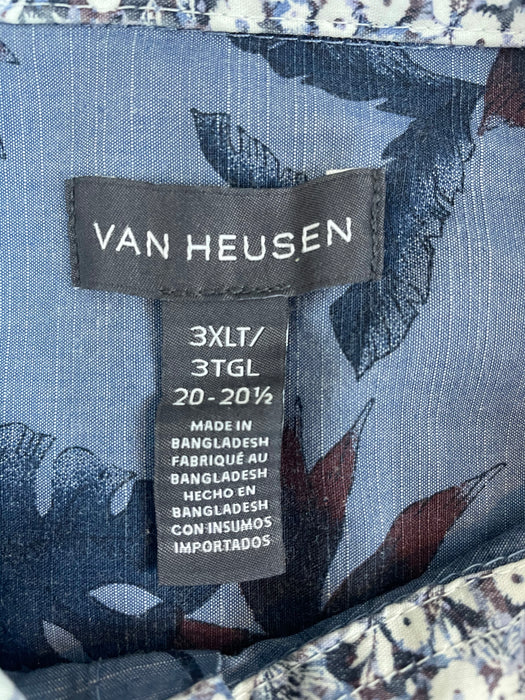 Van Heusen men’s button down floral pattern