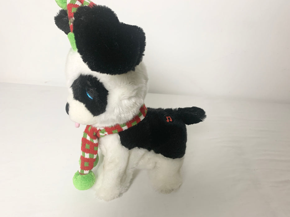 Christmas singing dog