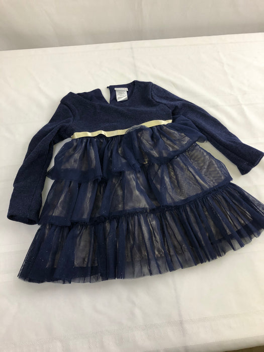 Girls Navy Blue Dress 3T