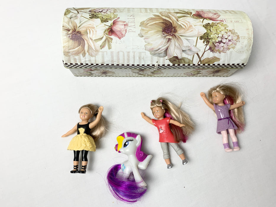 Bundle fancy Nancy puzzle, dolls and my little pony